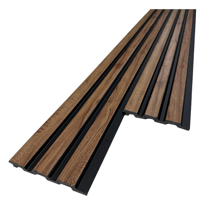 3D HDPS LINEAR PANELS OAK 280X11.3X1.2 CM