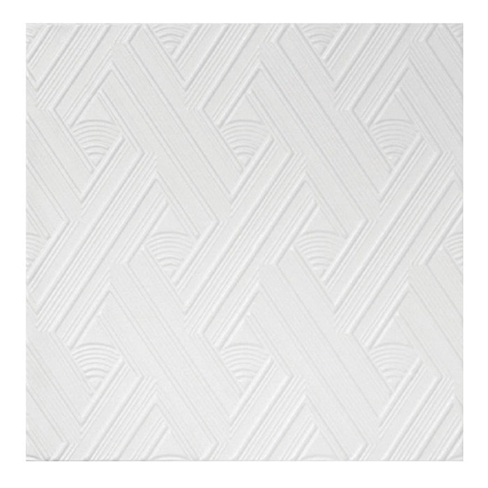 CEILING PANEL XPS 50X50 CM 2/M2 PACKAGE NO. 08109 WHITE