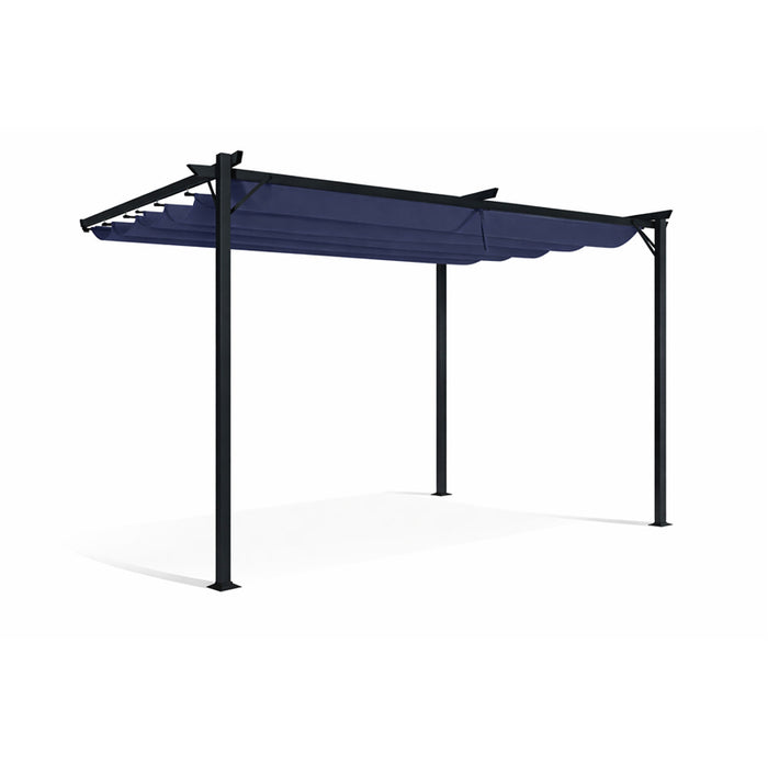 GARDEN PERGOLA 400X270CM WITH MOVABLE ROOF 183274