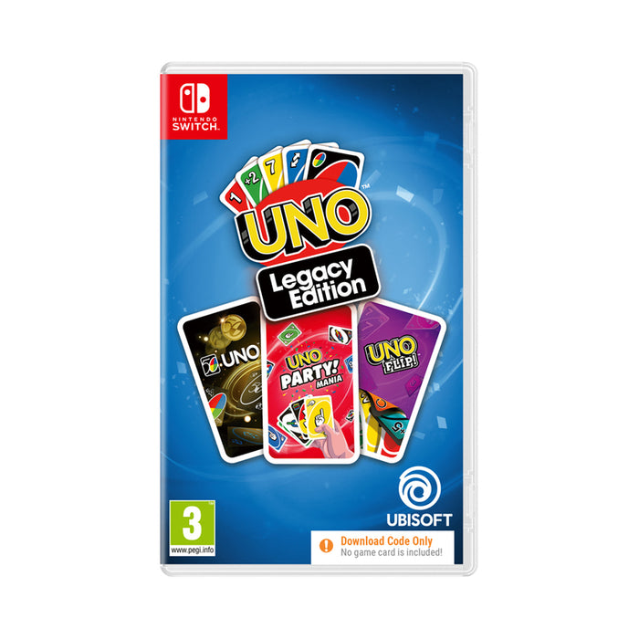 UNO LEGACY EDITION GAME CODE IN NINTENDO SWITCH BOX