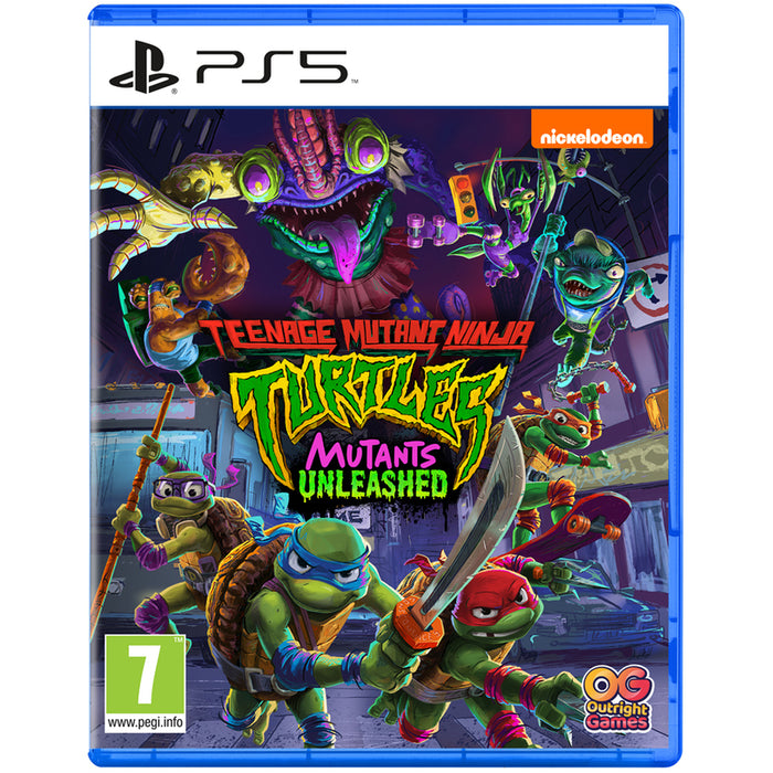TEENAGE MUTANT NINJA TURTLES MUTANTS UNLEASHED PLAYSTATION 5 PS5 game