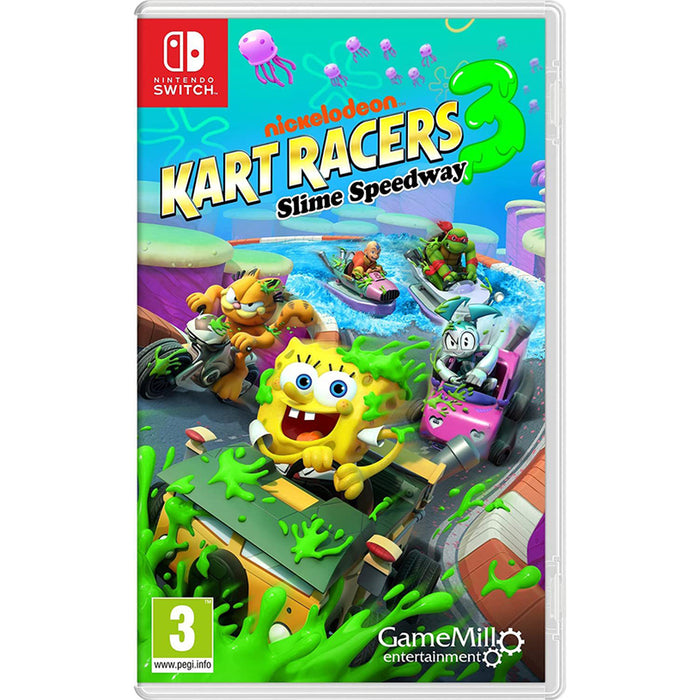 Game NICKELODEON KART RACERS 3 SLIME SPEEDWAY NINTENDO CODE IN BOX SWITCH