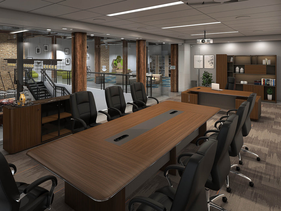 Executive chair Credo, eco-leather, black