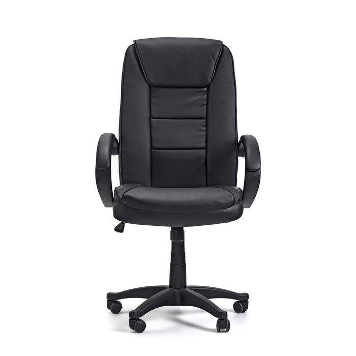 Director's chair Deko, eco-leather, black