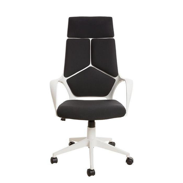 Executive chair Force White, damask, black