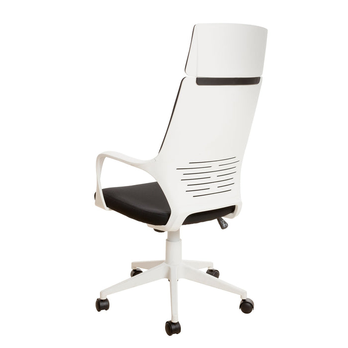 Executive chair Force White, damask, black