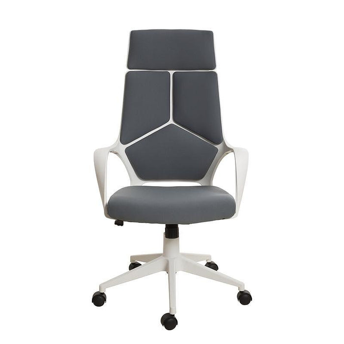 Executive chair Force White, damask, gray