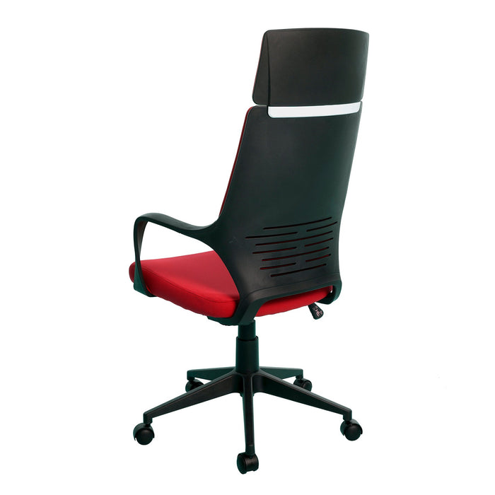 Executive chair Force Black, damask, red