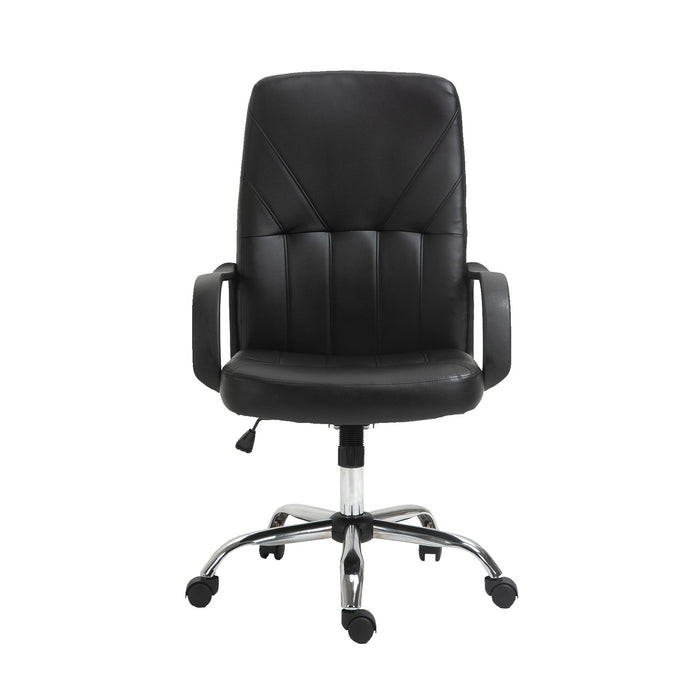 Director's chair Mega Chrome, eco-leather, black