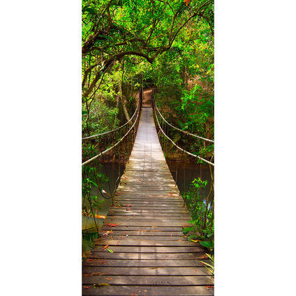 PHOTO WALLPAPER VERTICAL 90X202 CM. 1Ch. GREEN BRIDGE