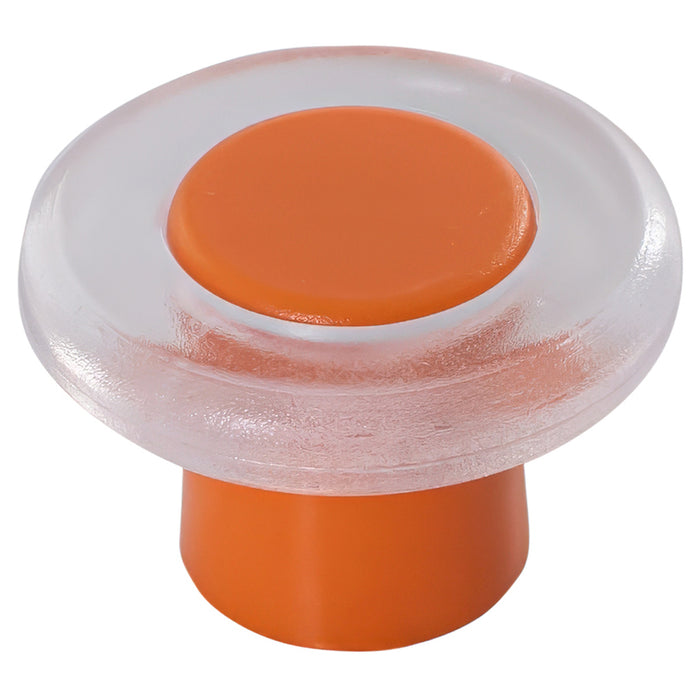 FURNITURE HANDLE CRYSTAL ORANGE