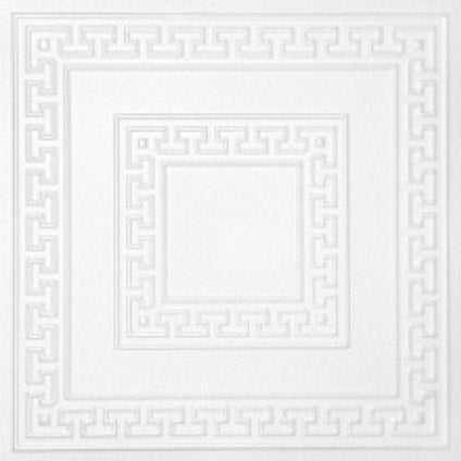 CEILING PANEL XPS 50X50 CM. 2 M2/PACKAGE 0823 WHITE