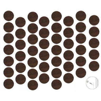 SELF-ADHESIVE SCREW CAPS 50 PCS.