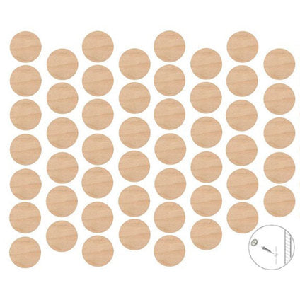 SELF-ADHESIVE SCREW CAPS 50 PCS.