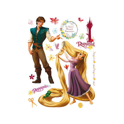 DISNEY STICKER 65X85CM./1 PIECE RAPUNZEL