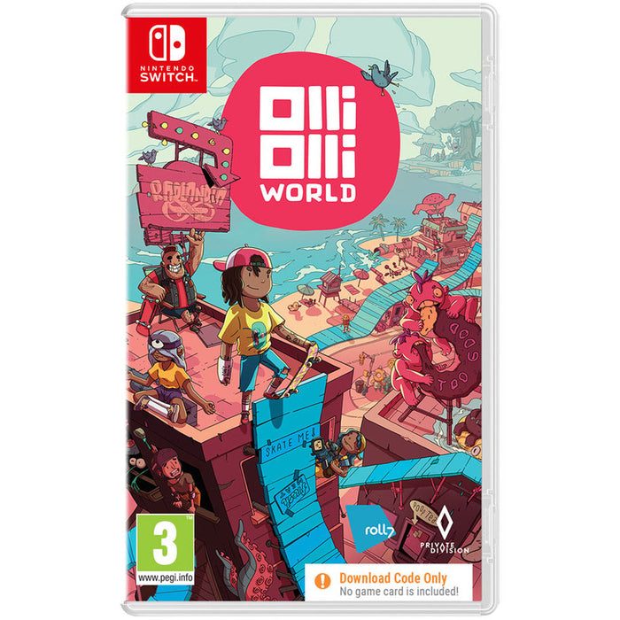 OLLIOLLI WORLD GAME CODE IN NINTENDO SWITCH BOX
