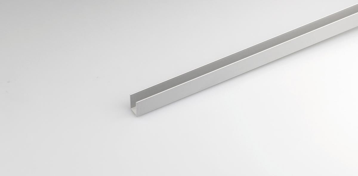 ALUMINUM P-PROFILE 8X8MM/1M SATIN