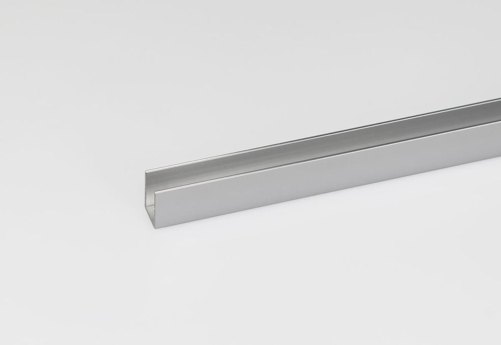 ALUMINUM P-PROFILE 10X15MM/1M SILVER