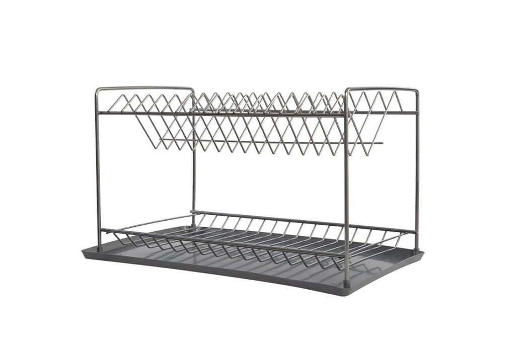 DISH DRYER - 2 LEVELS, NICKEL