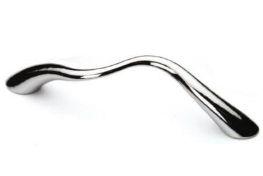 FURNITURE HANDLE 96MM NICKEL