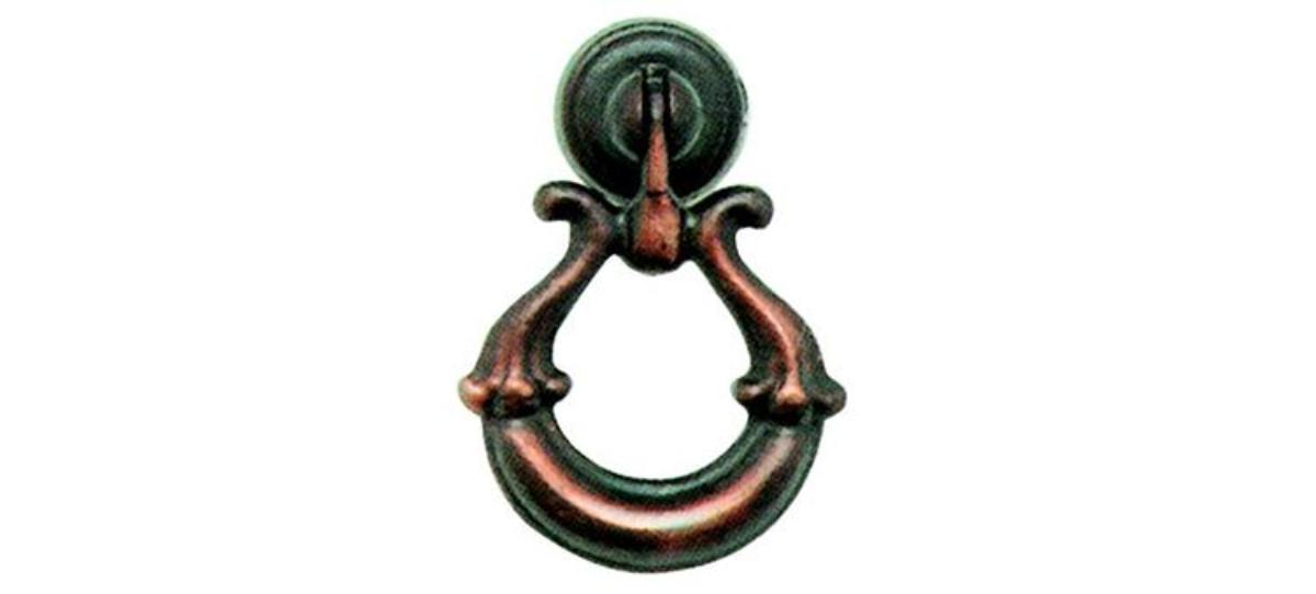 FURNITURE HANDLE 64MM BROWN ANTIQUE
