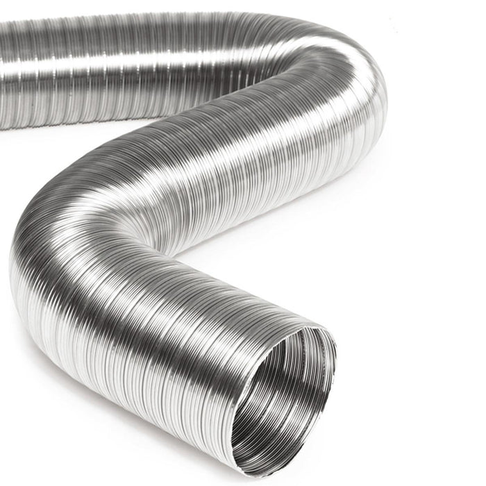 FLUE 2M F100 MM STAINLESS CORRUGATED