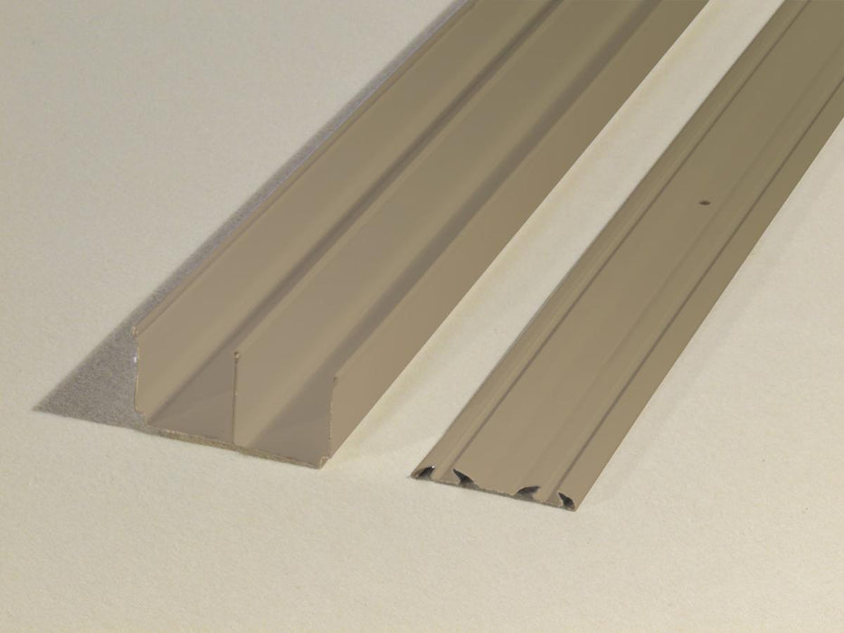DOOR RAILS SET 180 GRAY