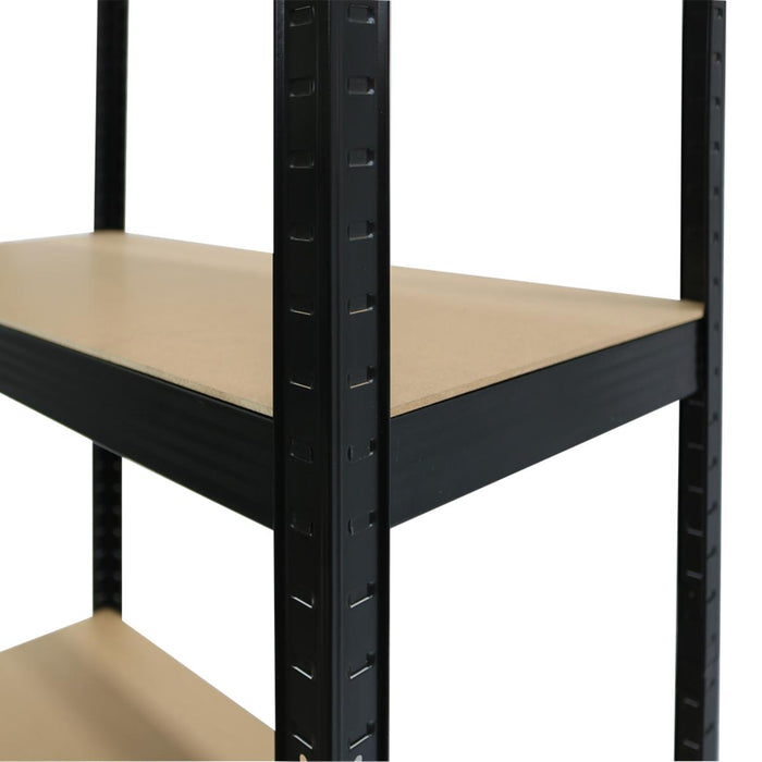 METAL RACK 180X90X40CM 4X175KG BLACK