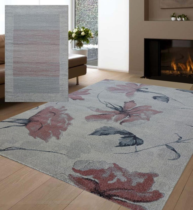 CARPET MATRIX FLOWERS 80X150 CM