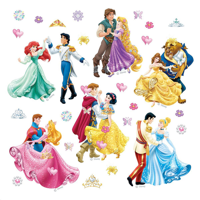 DISNEY STICKER 30X30 CM./1 PIECE PRINCESS