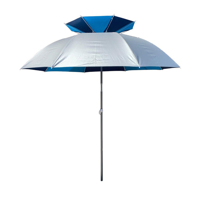 BEACH UMBRELLA 2 M WITH UV PROTECTION BLUE