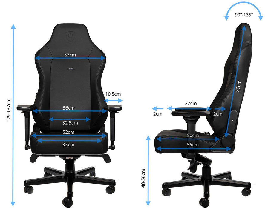 Gaming chair noblechairs HERO, Black Edition