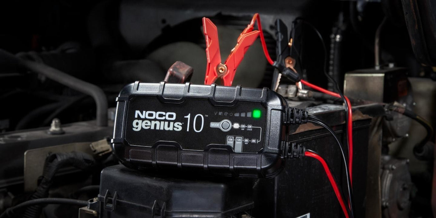 NOCO GENIUS10 EU 10A Battery charger for 6V/12V batteries with maintenance and desulphurisation function
