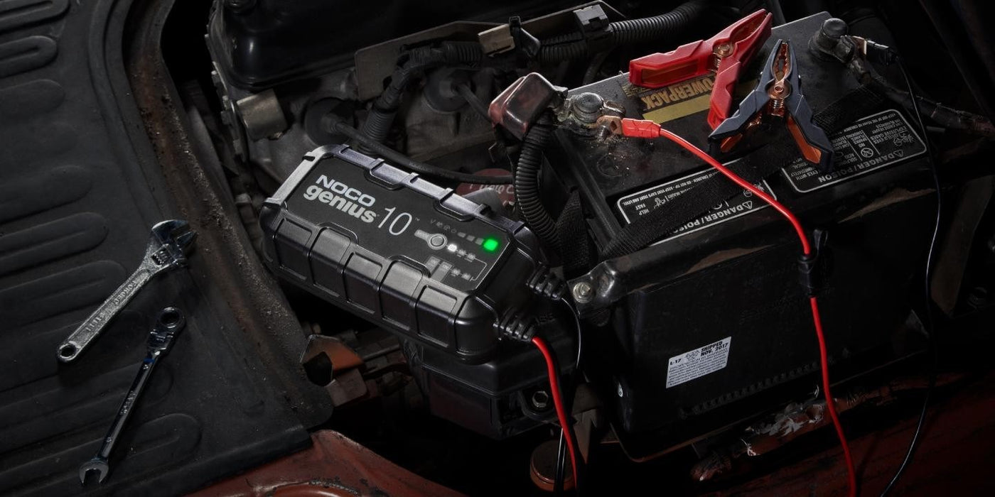 NOCO GENIUS10 EU 10A Battery charger for 6V/12V batteries with maintenance and desulphurisation function