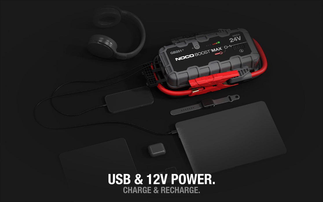 NOCO BOOST MAX GB251+ 3000A 24V Литиево-йонно стартово устройство