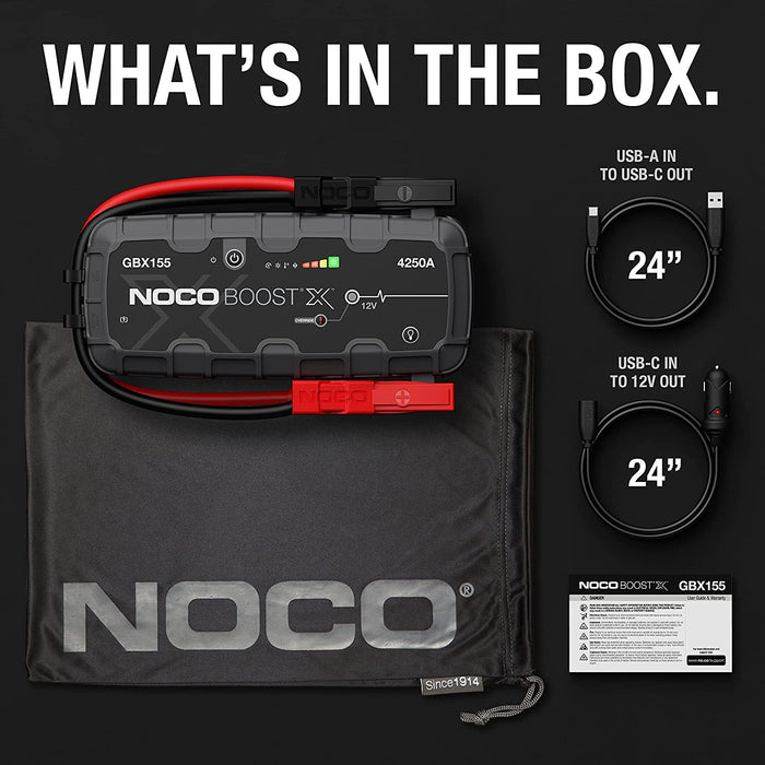 NOCO GBX155 vehicle jump starter 4250 A
