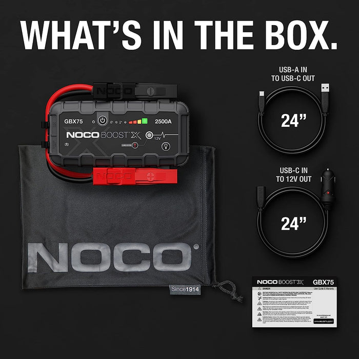 NOCO GBX75 vehicle jump starter 2500 A