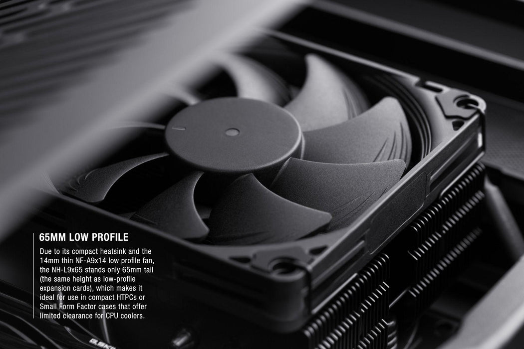 CPU Cooler Noctua NH-L9x65 chromax.black - LGA1851/1700/1200/AM5