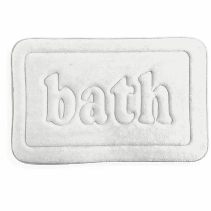 Non-Slip Bath Mat TODAY Bath PVC 40 x 60 cm White - Баня<<<Дом Градина<<<BigBuy&&&Завеси и килими<<<Баня<<<Дом