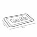 Non-Slip Bath Mat TODAY UTILITY Blue 40 x 60 cm - Баня<<<Дом Градина<<<BigBuy&&&Завеси и килими<<<Баня<<<Дом