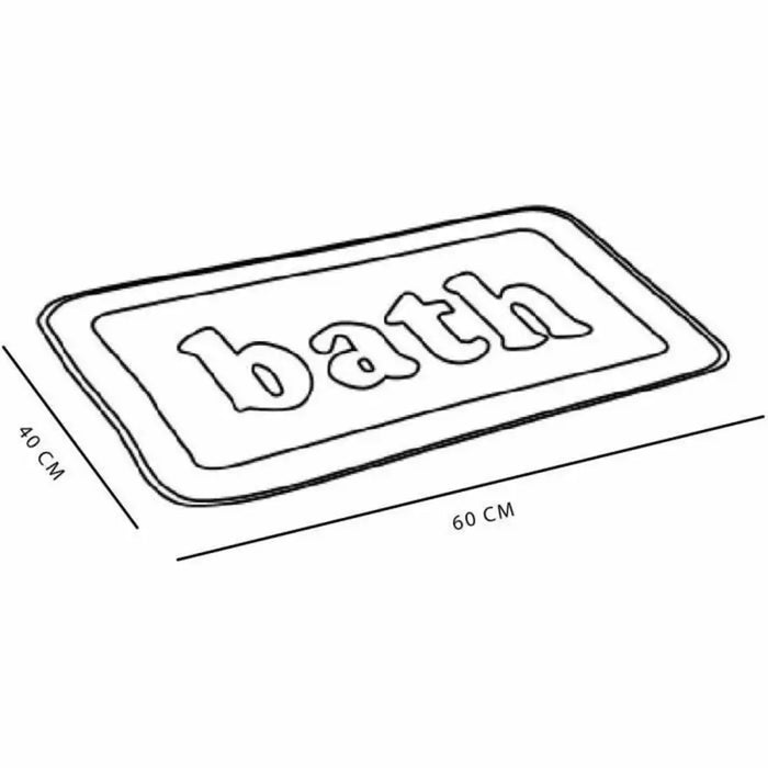 Non-Slip Bath Mat TODAY UTILITY Pink 40 x 60 cm - Баня<<<Дом Градина<<<BigBuy&&&Завеси и килими<<<Баня<<<Дом