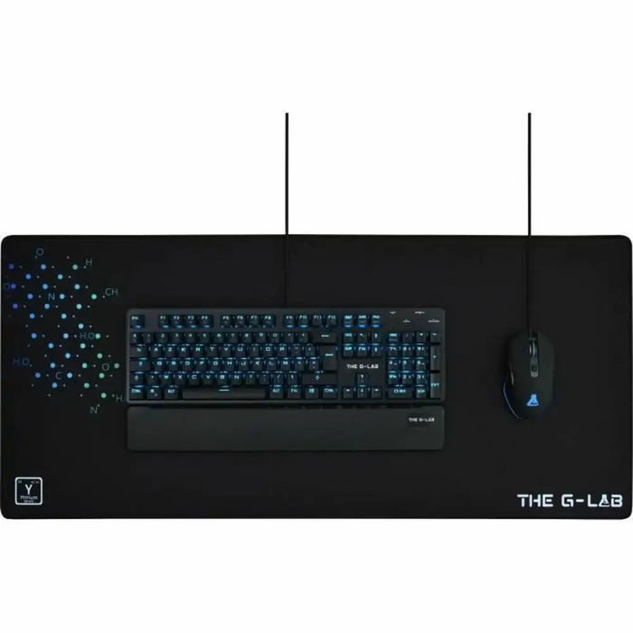 Non-slip Mat The G-Lab Pad Yttrium Black 90 x 40 cm - Компютър Игри<<<Компютри| Електроника<<<BigBuy&&&Гейминг Мишка и