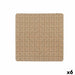 Non-slip Shower Mat Berilo Beige PVC 50,3 x 50,3 x 0,7 cm Frames (6 Units) - Баня<<<Дом Градина<<<BigBuy&&&Завеси и