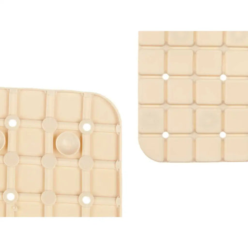 Non-slip Shower Mat Berilo Beige PVC 67,7 x 38,5 x 0,7 cm Frames (6 Units) - Баня<<<Дом Градина<<<BigBuy&&&Завеси и