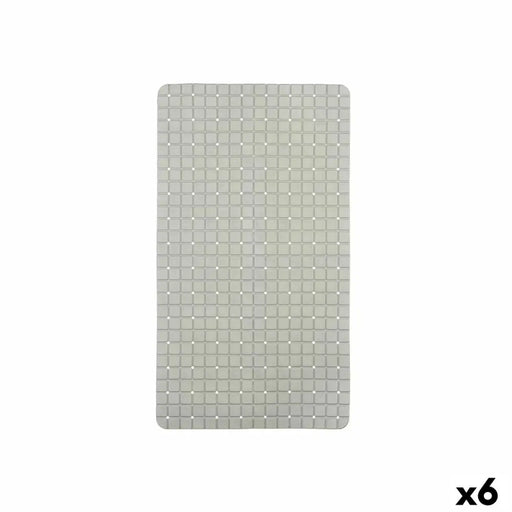 Non-slip Shower Mat Berilo Grey PVC 67,7 x 38,5 x 0,7 cm Frames (6 Units) - Баня<<<Дом Градина<<<BigBuy&&&Завеси и