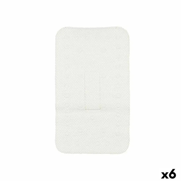 Non-slip Shower Mat Berilo White PVC 69,3 x 40 x 1 cm (6 Units) - Баня<<<Дом Градина<<<BigBuy&&&Завеси и