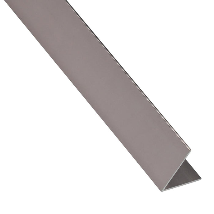 PVC CORNER PROFILE 19.5X19.5MM/2.6M GRAY