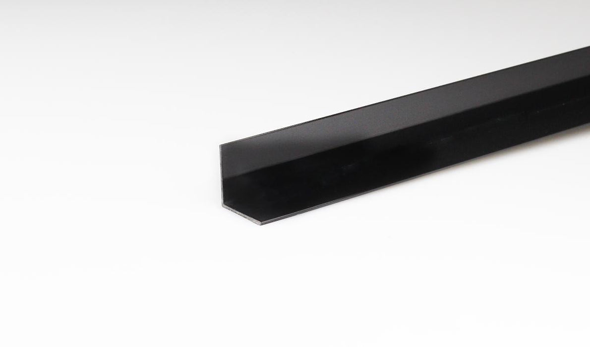 PVC CORNER PROFILE 15X15MM/1M BLACK SATIN