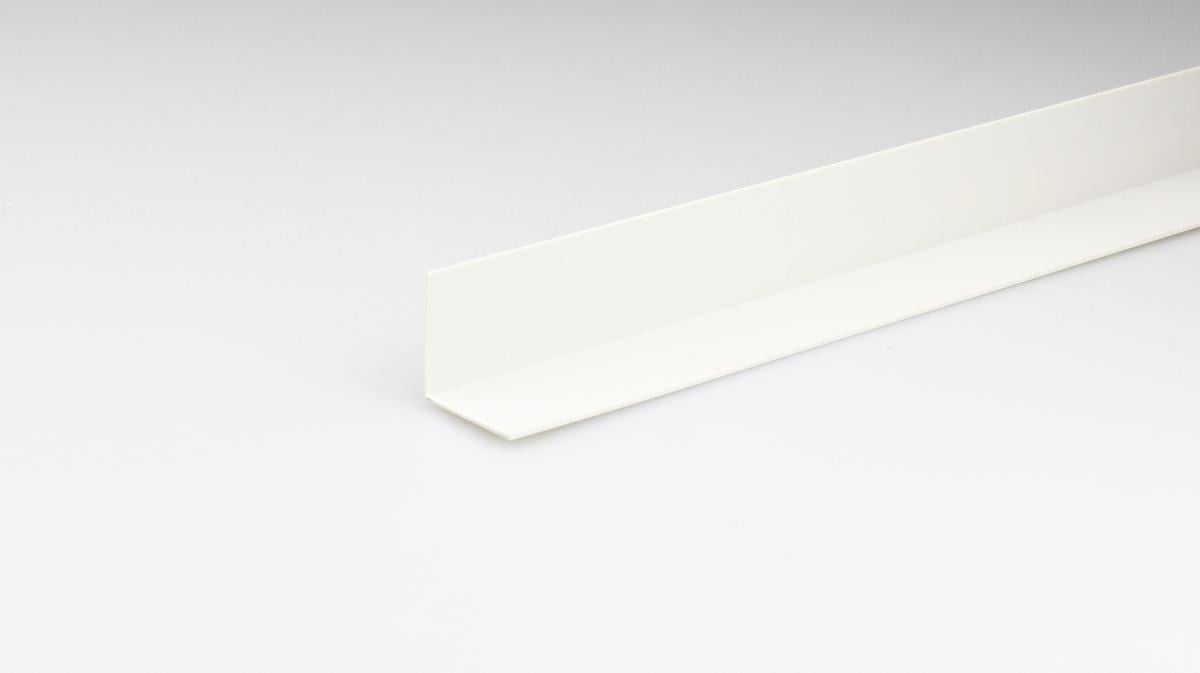 PVC CORNER PROFILE 15X15MM/1M WHITE SATIN