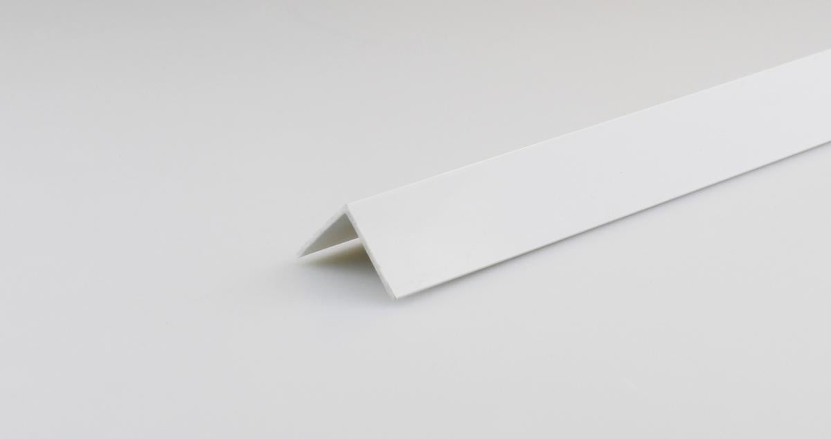 PVC CORNER PROFILE 30X30MM/1M WHITE SATIN
